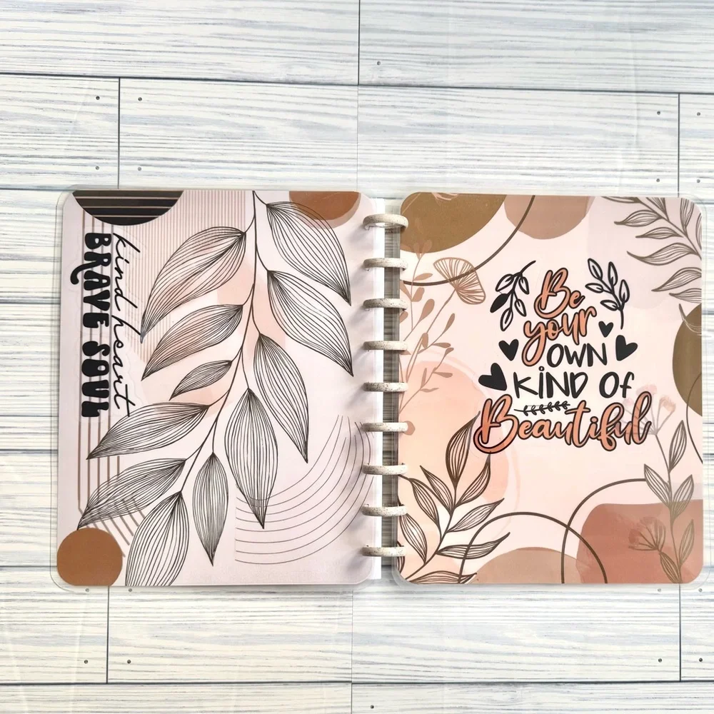 Happy Planner classic weekly layout Boho neutral Be your own kind of Beautiful